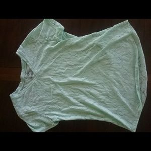 Tek Gear V neck Mint Green T Shirt